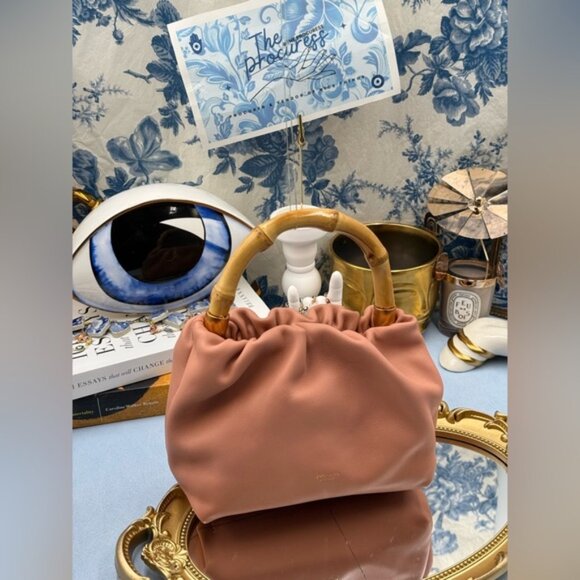 🆕 OROTON 🧿 NWOT Gretel Mini Top Handle, Rosewood Pink - Picture 13 of 16